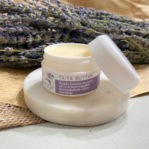 ORGANIC nipple butter | Organic ta-ta butter | nipple cream | nursing cream | cracked nipples | healing salve