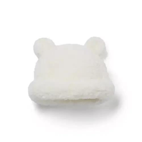 Newborn Cream And Sugar Baby Sherpa Bear Ear Beanie by Janie and Jack