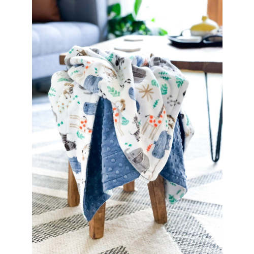 The Mighty Jungle - Soft Baby Minky Blanket