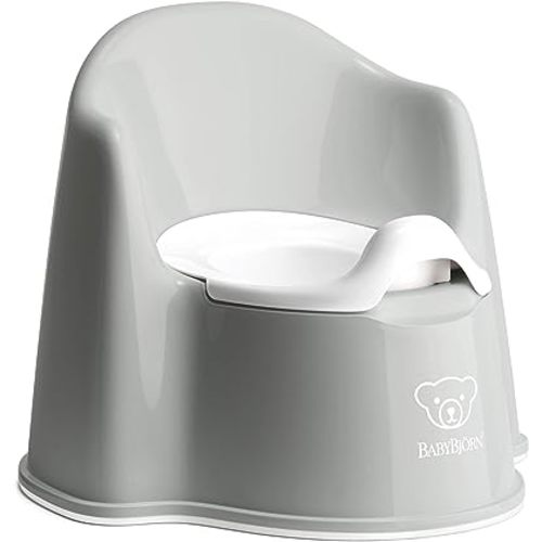 BabyBjörn Potty Chair, Gray/White