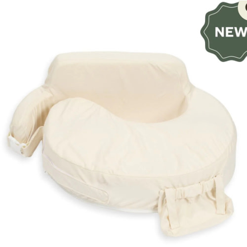 Super Deluxe Oat Nursing Pillow with 100% Organic Cotton Cover