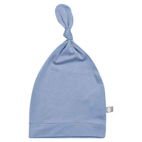 Kyte Baby Knotted Cap- slate- 0-3 months