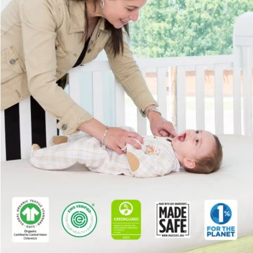 Organic Cotton Crib Mattress - Baby To Toddler | Naturepedic