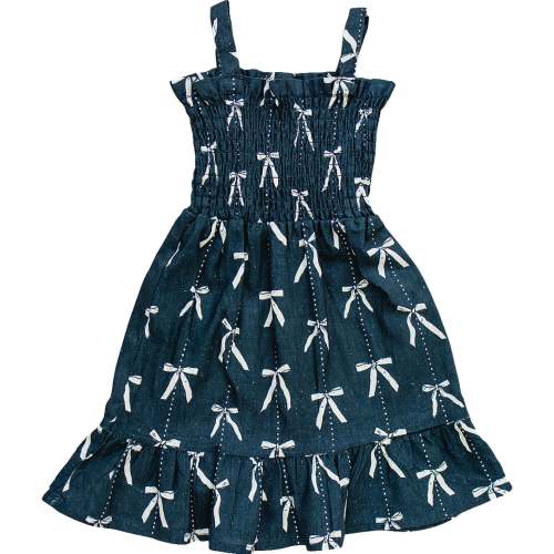 Mebie Baby Bow Linen Dress