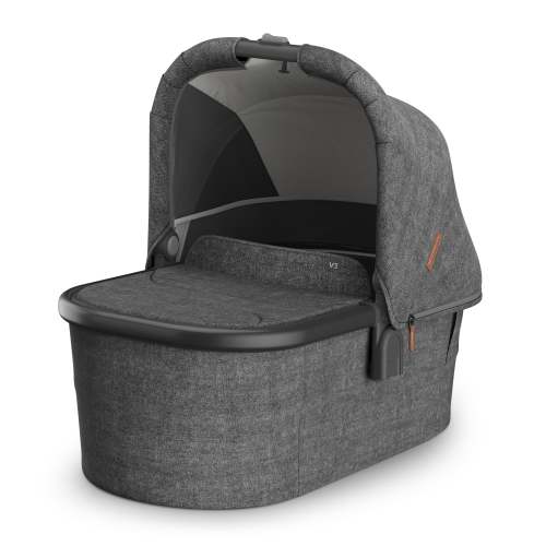 UPPAbaby Bassinet V3 - Greyson - Charcoal Melange | Carbon Frame