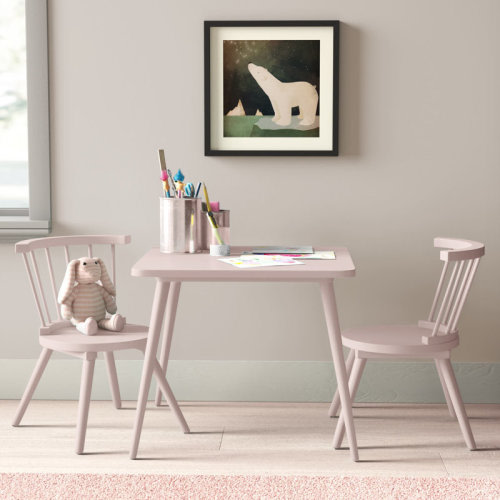 Isabelle & Max™ Naila Kids Square Play Table and Chair Set & Reviews | Wayfair