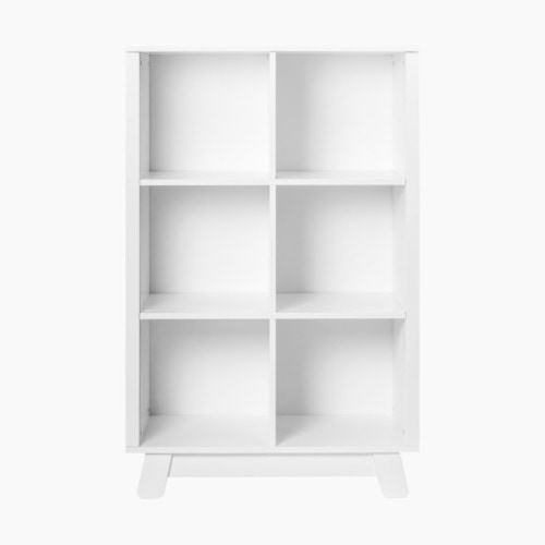 babyletto Hudson Cubby Bookcase - White