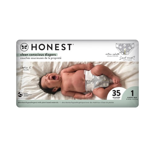 The Honest Company Diapers Pandas Size 1