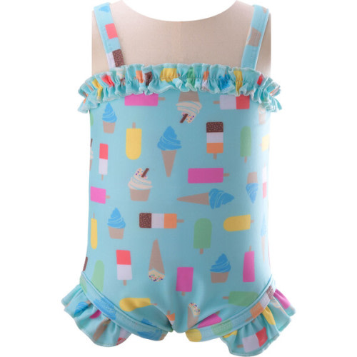 Baby Ice Lolly Swimsuit, Aqua