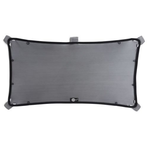 Safe Fit Magnetic Adjust-to-Fit Baby Sunshade, Easy to Install, Gray