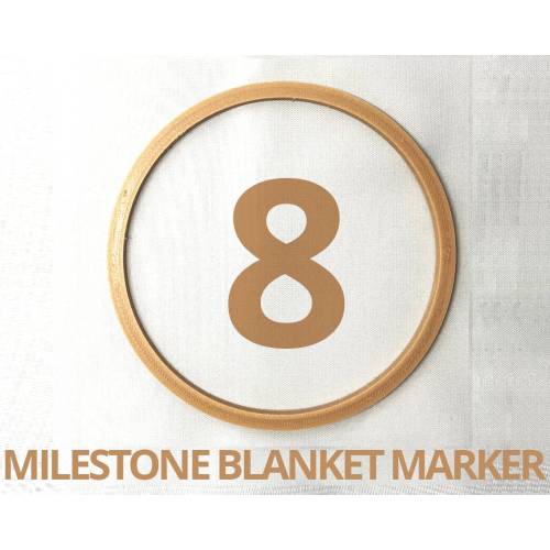 Milestone Blanket Marker | Hoopla Ring | Blanket Marker | Growth Tracker | 120mm | baby photo props | milestone marker ring