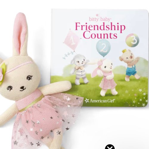Bitty’s™ Bunny Friend & Friendship Counts Board Book