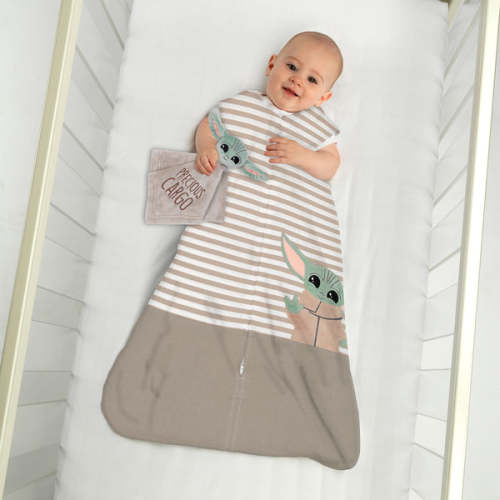 Star Wars Mandalorian Baby Yoda Wearable Blanket/Lovey Gift Set 2pc – Lambs & Ivy