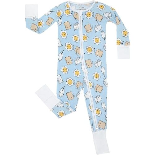 Little Sleepies Pajamas for Baby Boys & Girls, Viscose from Bamboo Baby Pajamas, Snug Baby Sleeper, Toddler PJs, 2-Way Zipper