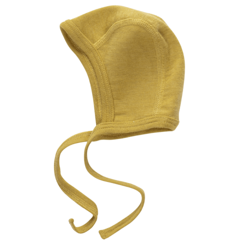 Wool/silk baby bonnet