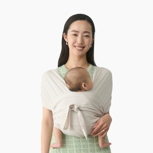 Konny Baby Wrap Carrier Flex SoftBreeze - Neutral Beige, M-4 Xl