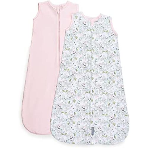SwaddleMe by Ingenuity Night Sack Sleeper, For Ages 6-12 Months, 16-24 Pounds, Up to 30 Inches Long, 2-Pack Loose-fit Baby Swaddle Sack Wearable Blanket