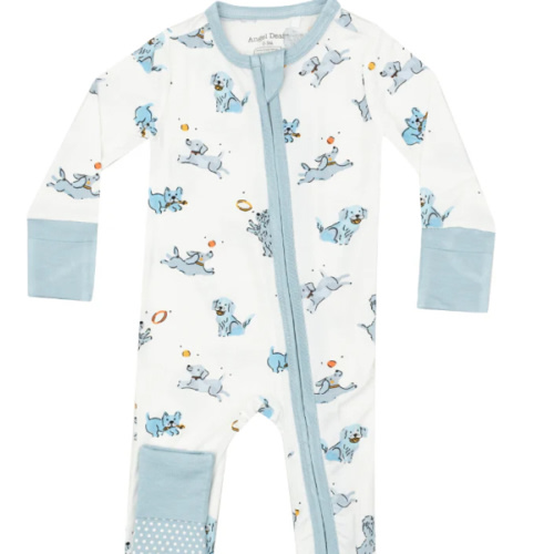 Playful Puppies 2 Way Zipper Romper