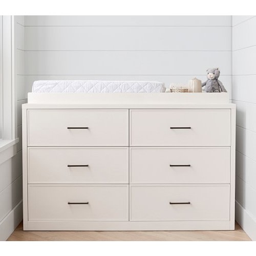Modern Farmhouse Extra-Wide Dresser & Topper Set