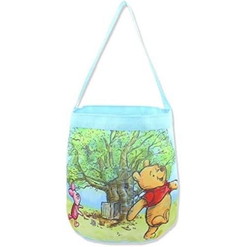 Winnie the Pooh Kids Collapsible Nylon Gift Basket Bucket Tote Bag
