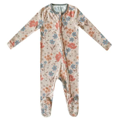 Zip-Up Footie Pajama - Eden