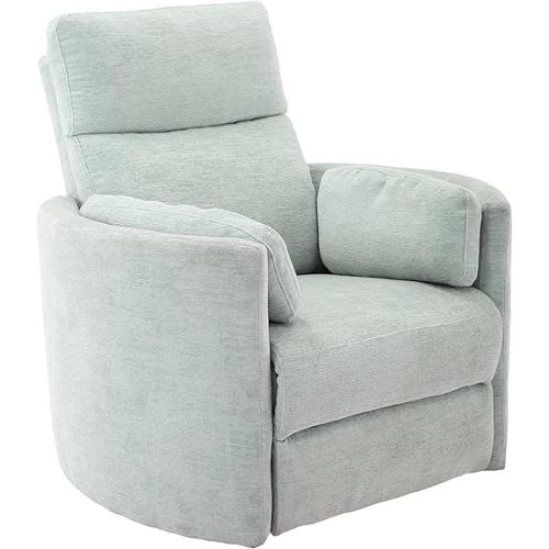 Radius - Windstream Power Swivel Glider Recliner for Adults with USB and Type-C Ports, Single Sofa Chair for Living Room