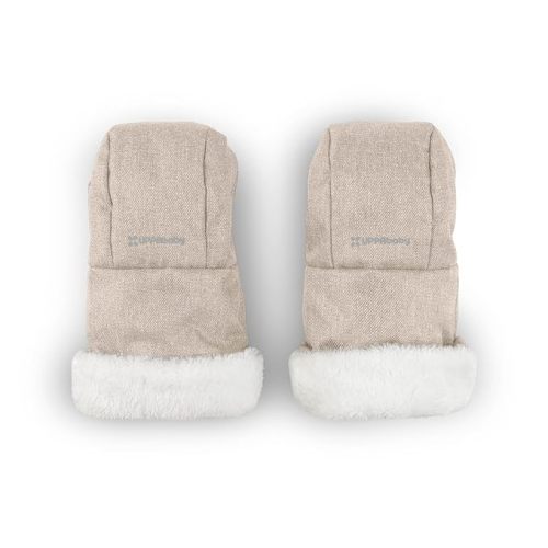 UPPAbaby CozyHandmuff - Easily Attaches to Stroller Handlebars - Ultra-Plush, Weather-Proof Hand Protection - Declan (Oat Mélange)