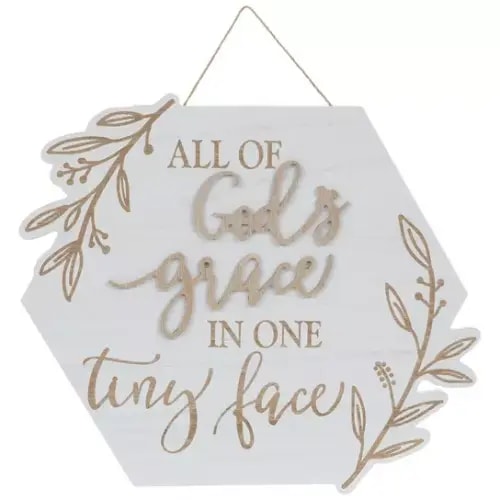 God's Grace Wood Wall Decor