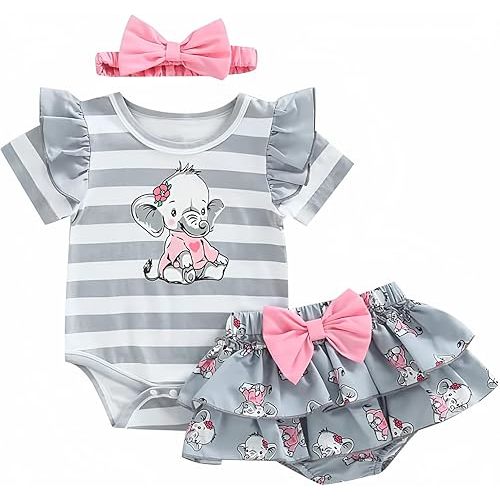 Baby Girl Clothes Infant Newborn Girl Outfits Summer Clothes Romper Short