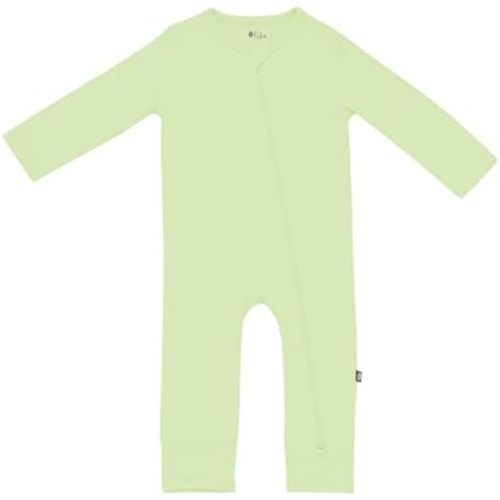 KYTE BABY Unisex Rayon Made From Bamboo Zippered Rompers 0-24 Months