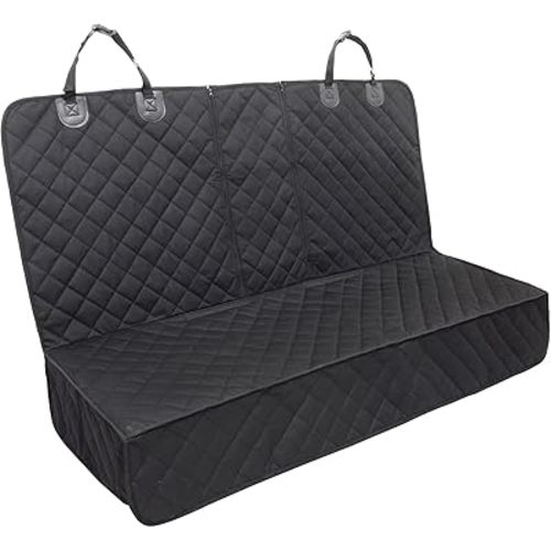 Dog Seat Cover, 100% Waterproof Bench Seat Cover Protector Scratch Proof Nonslip Durable Soft Pet Back Seat Covers for Cars Trucks & SUVs