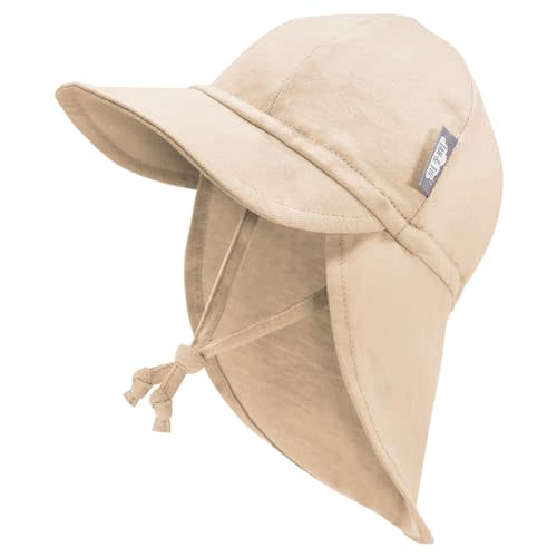 JAN & JUL Sun Soft Baby Cap | Cotton Neck Flap Hat for Littles