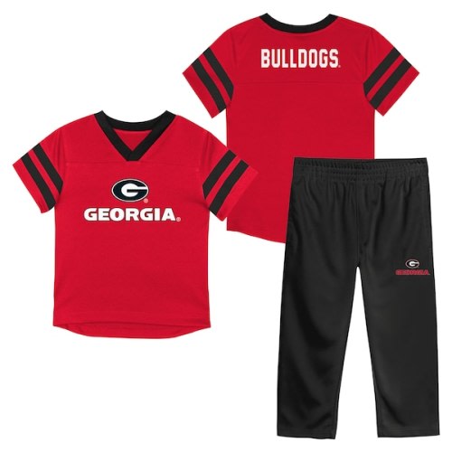 Georgia Bulldogs Outerstuff Infant Team Logo Red Zone Top and Pant Set - Red