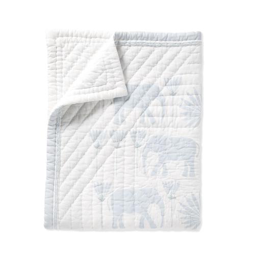 Kalahari Mini Quilt in Sky Blue | Serena and Lily