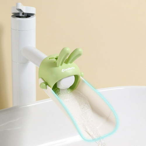 RXIRUCGD Faucet Extender, Toilet Children Water Intake Cute Faucet Extender Strict Selection Of Baby Hand-washing Artifact,Green