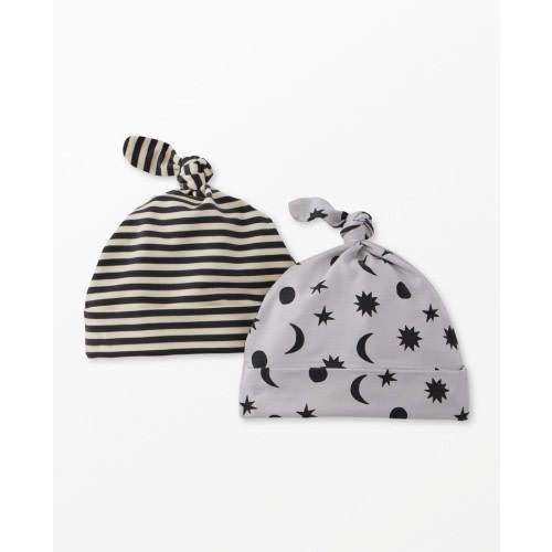 2-Piece Baby Layette Top Knot Beanie in HannaSoft™ | Hanna Andersson