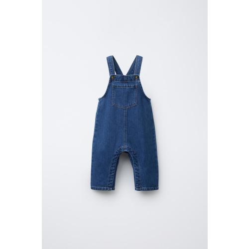 DENIM OVERALLS - Mid-blue | ZARA United States