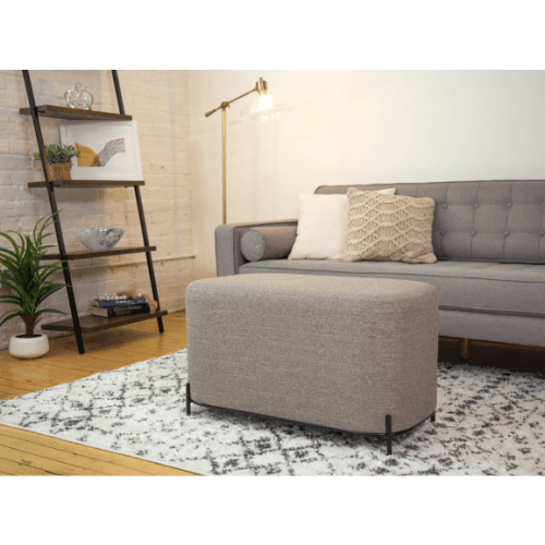 19.5" Wide Rectangle Gliding Ottoman