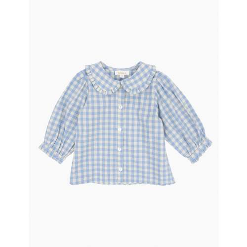 Joni Blouse in Bluebell Check