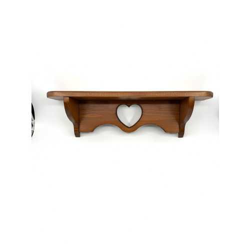 Vintage Wood Heart Shelf | Cottage Core Decor | Grand Millennial