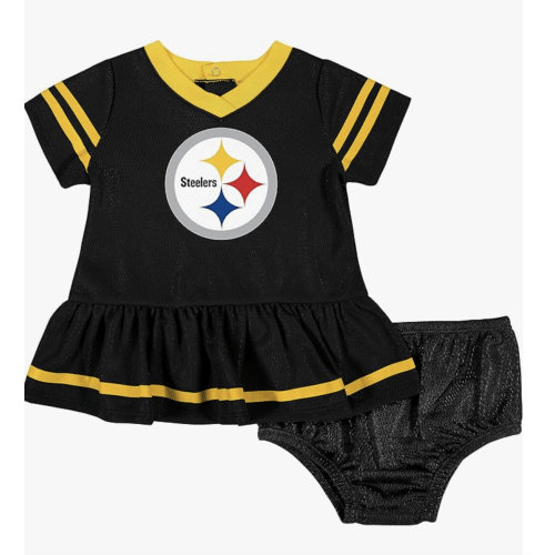 Gerber Girls' NFL Team Jersey Dress and Diaper Cover