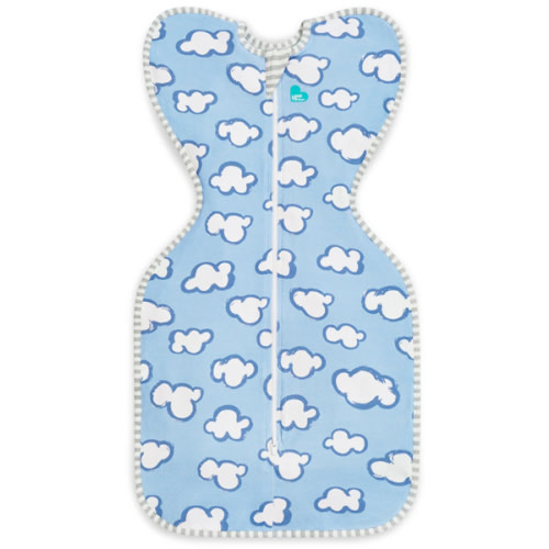 Swaddle Up™ 1.0 TOG Cotton Dusty Blue Daydream