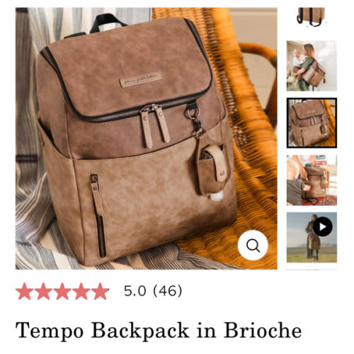 Tempo Backpack in Brioche