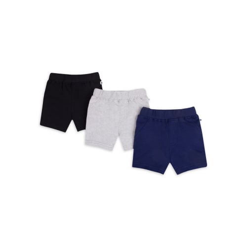 Little Star Organic Baby and Toddler Boys 3PK Shorts, Sizes NB-5T