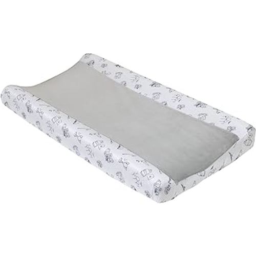 Warner Brothers Harry Potter Magical Moments Grey and White Super Soft Changing Pad Cover