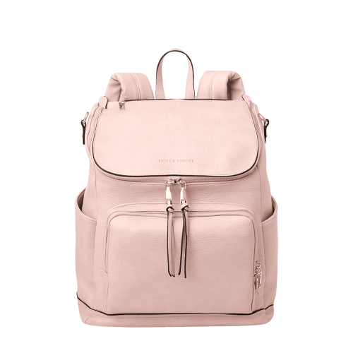 Lullaby Diaper Backpack Blush | Poppy and Peonies – www.poppyandpeonies-us.com