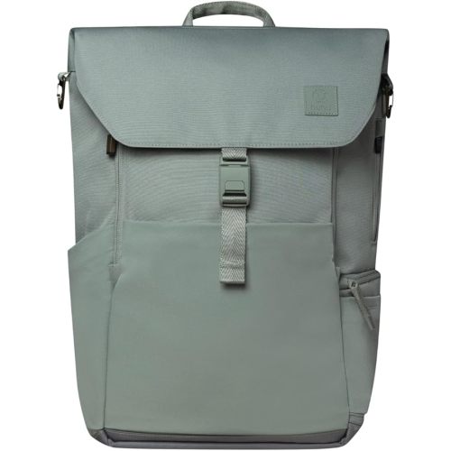 Huhu Diaper Bag Backpack – Baby Bag for Moms & Dads – Water-Resistant, Unisex Travel Kit for New Parents – Includes Changing Pad and 2 Organizer Pouches (Outdoorsy Sage)