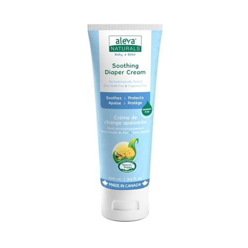 Aleva Naturals Soothing Baby Diaper Cream for Newborn and Toddlers, Fragrance-Free, Organic Shea Butter, Aloe Vera, Calendula Extracts and Sensitive Skin Friendly - 3.4 Fl Oz
