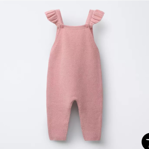 KNIT OVERALLS - Pink | ZARA United States