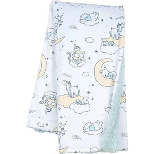 Lambs & Ivy Disney Baby Cozy Friends Winnie The Pooh Fleece Baby Blanket